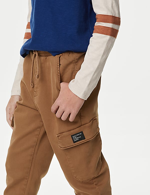 Cotton Rich Cargo Trousers (6-16 Yrs)
