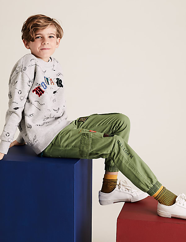 Harry Potter™ Pure Cotton Trousers (6-16 Yrs)