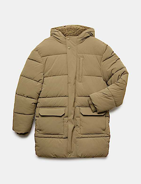 Stormwear Hooded Padded Longline Coat
