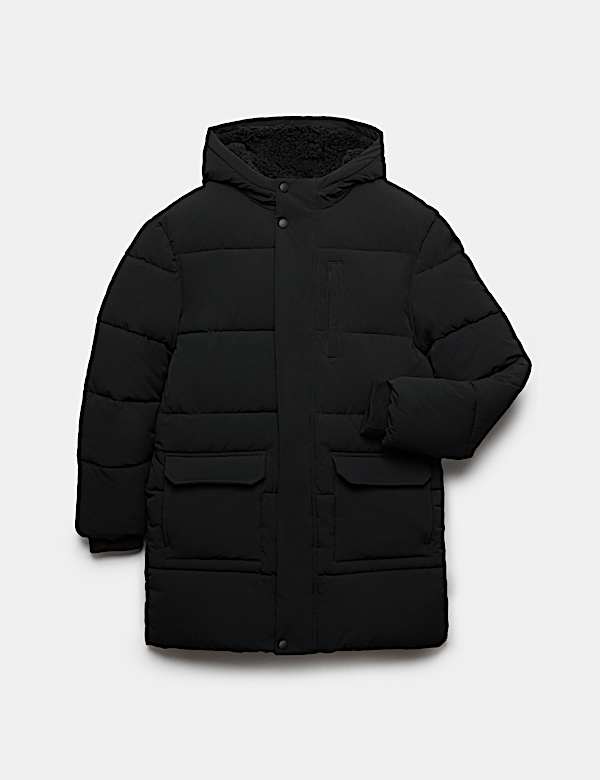 Stormwear Hooded Padded Longline Coat