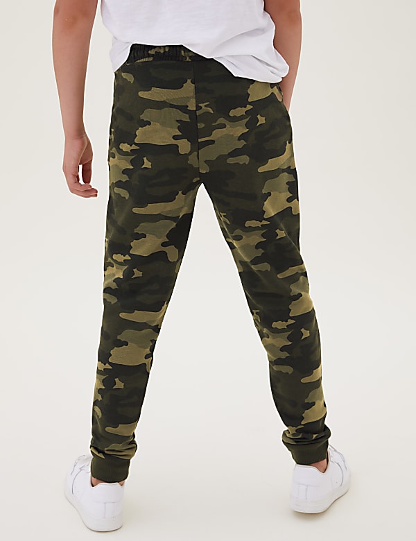 Cotton Rich Camouflage Joggers (6-16 Yrs)