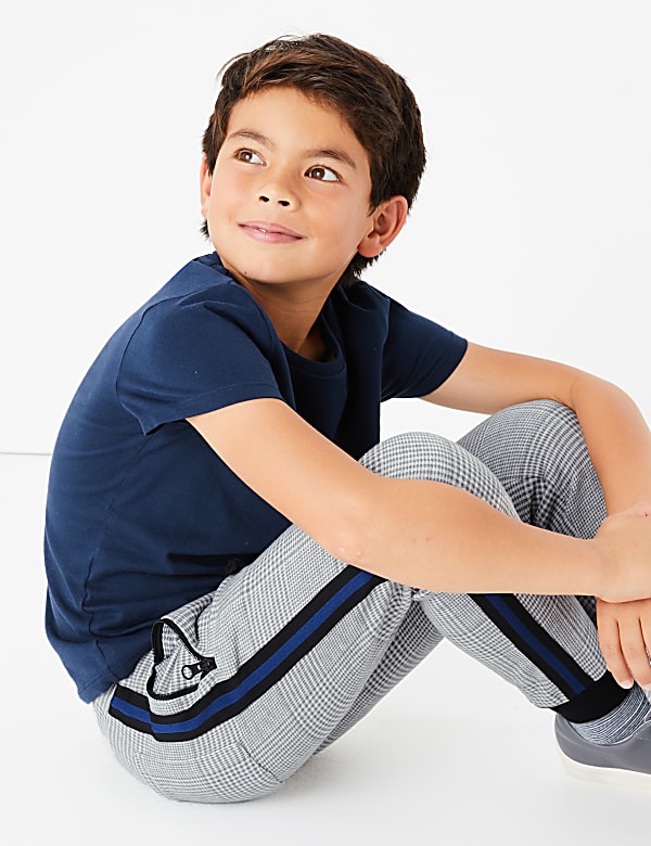 Checked Joggers (3-16 Years)