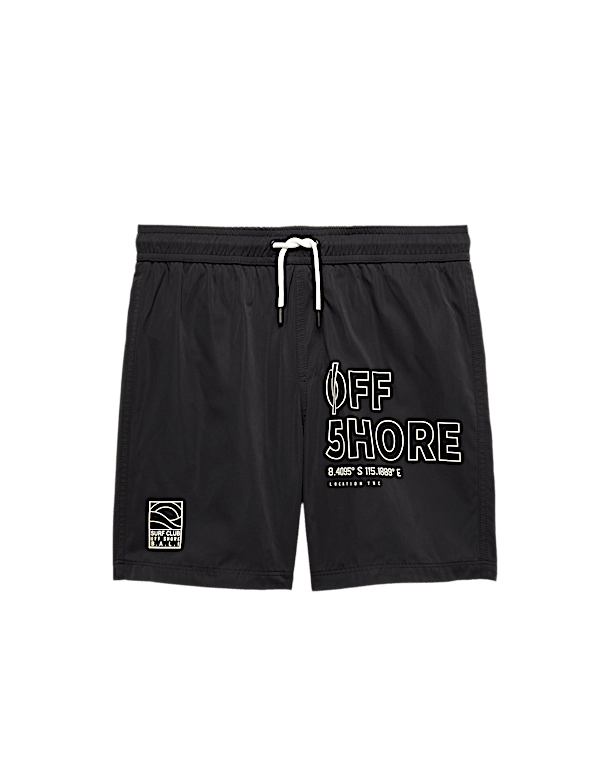 Off Shore Graphic Swim Shorts (6-16 Yrs)