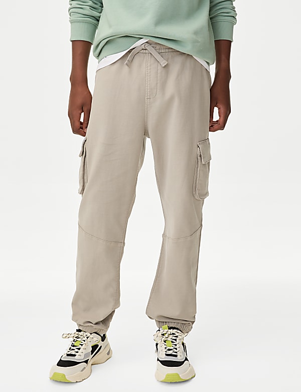 Cotton Rich Cargo Trousers (6-16 Yrs)