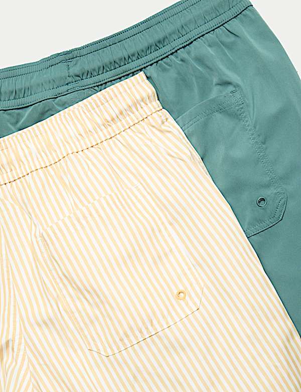 2 Pack Swim Shorts (6-16 Yrs)