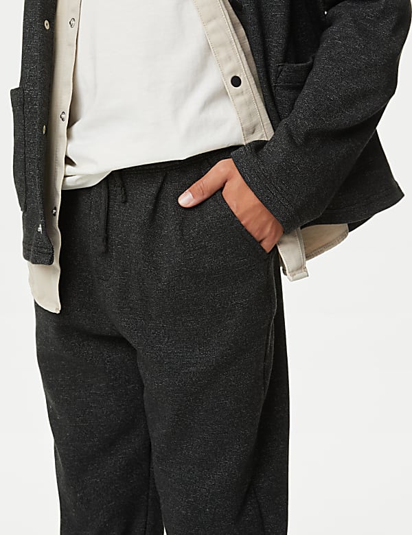 Cotton Rich Checked Joggers (6-16 Yrs)
