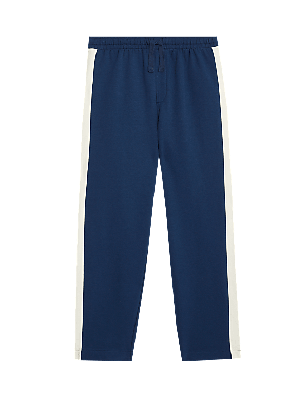 Cotton Rich Side Stripe Joggers (6-16 Yrs)
