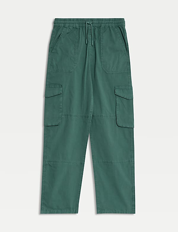 Cotton Rich Cargo Trousers (6-16 Yrs) - GR