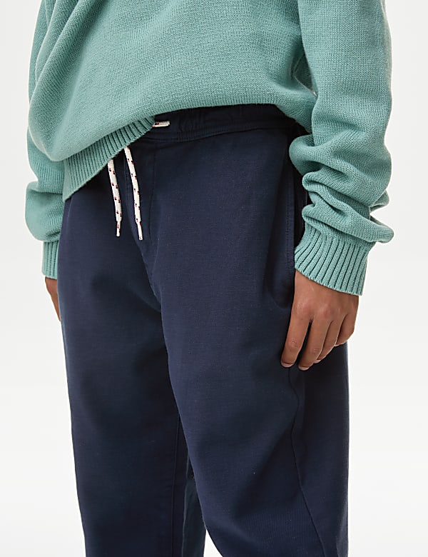 Relaxed Cotton Rich Skater Chinos