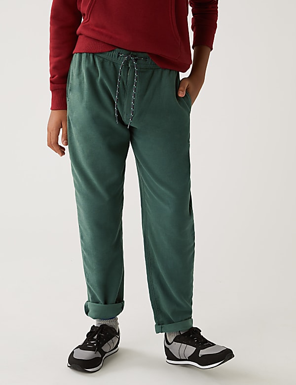 Relaxed Cotton Rich Skater Chinos