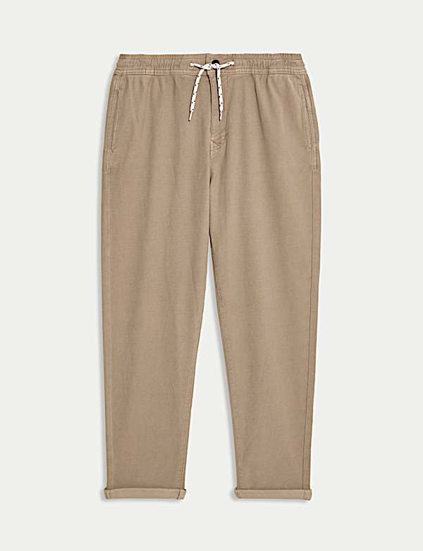 Relaxed Cotton Rich Skater Chinos