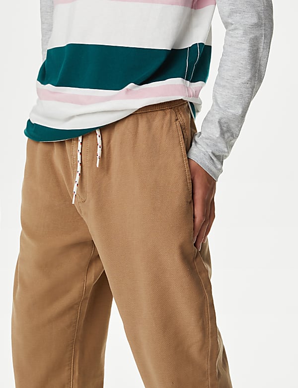 Relaxed Cotton Rich Skater Chinos