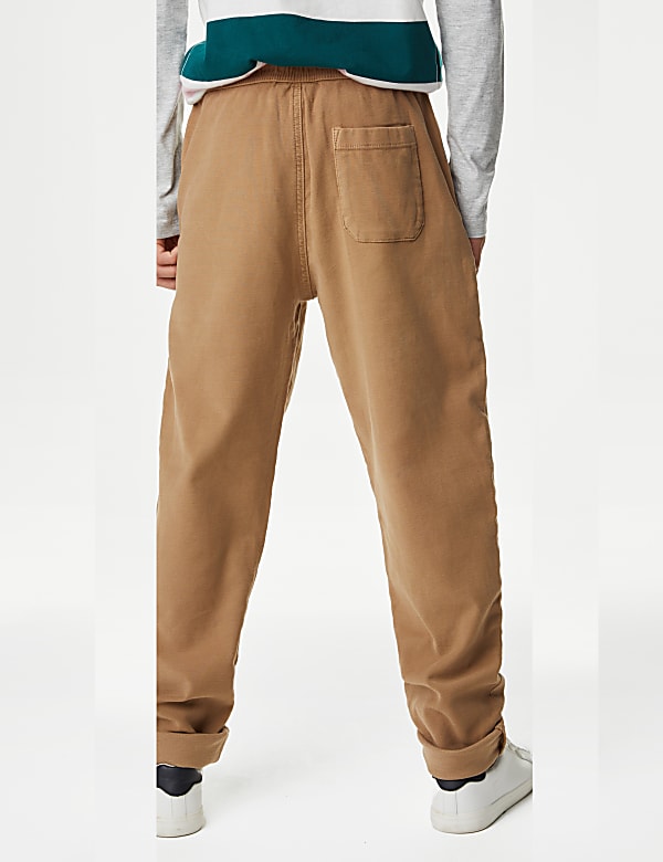 Relaxed Cotton Rich Skater Chinos