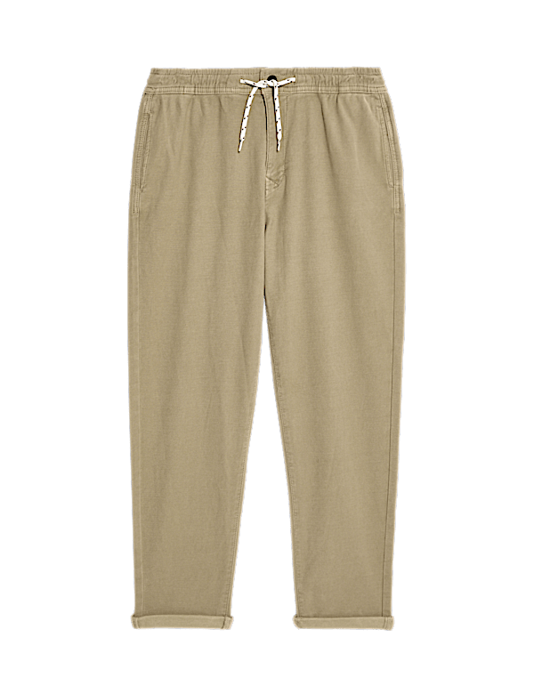 Relaxed Cotton Rich Skater Chinos