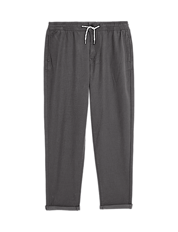 Relaxed Cotton Rich Skater Chinos