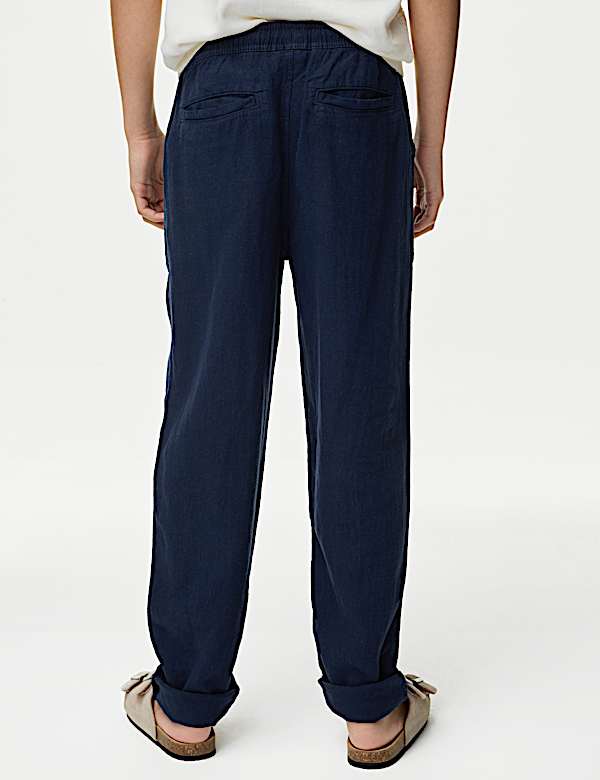 Linen Rich Trousers (6-16 Yrs) - NL