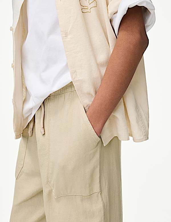 Linen Rich Trousers (6-16 Yrs)