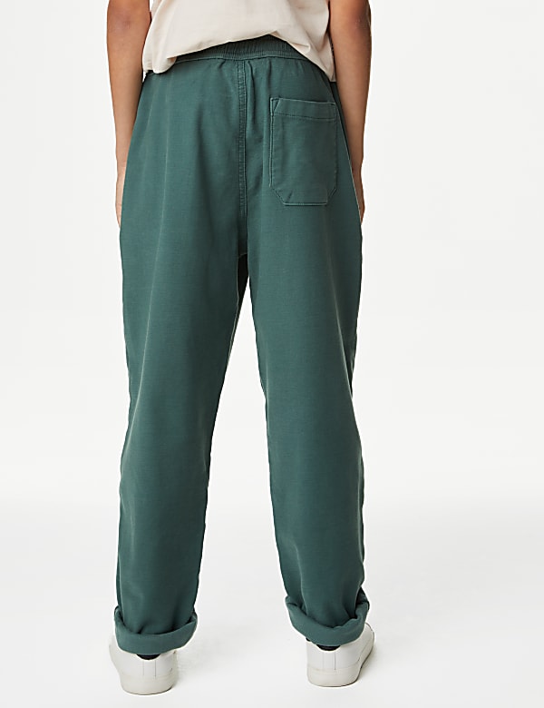 Relaxed Cotton Rich Elasticated Waist Chinos (6-16 Yrs)