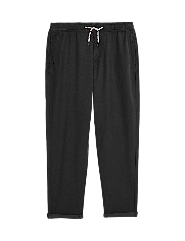 Relaxed Cotton Rich Elasticated Waist Chinos (6-16 Yrs)
