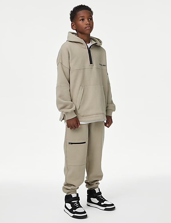 Pantalon de jogging d equipe pour garcon en jersey coton du 2 au 16 ans CHARCOAL Joggings M S CH