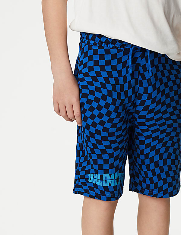 Cotton Rich Checked Shorts