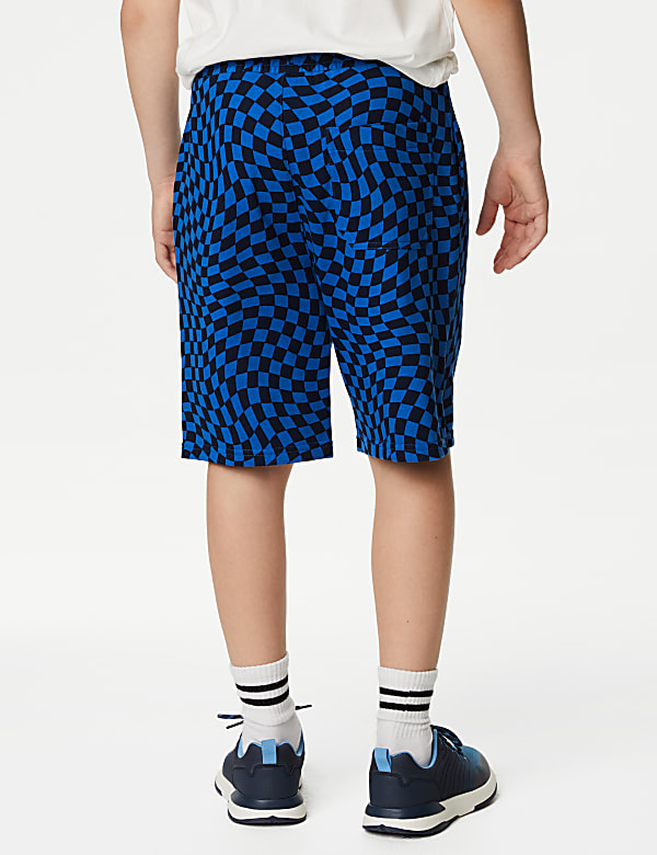 Cotton Rich Checked Shorts