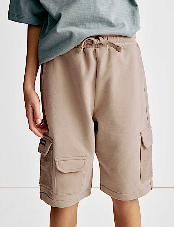 Cotton Rich Cargo Shorts (6-16 Yrs) - CA