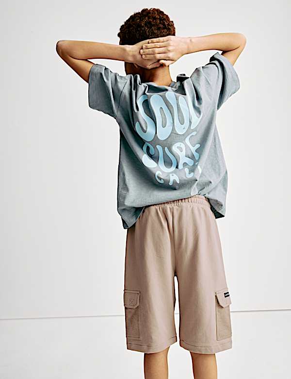 Cotton Rich Cargo Shorts (6-16 Yrs) - CA