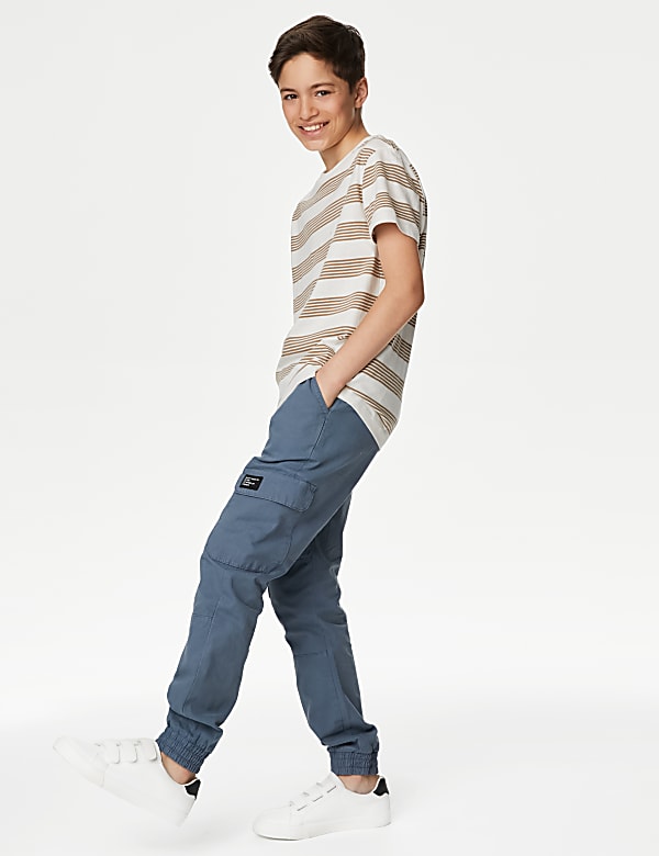 Pure Cotton Cargo Trousers