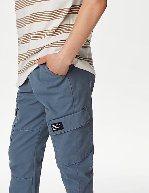 Pure Cotton Cargo Trousers