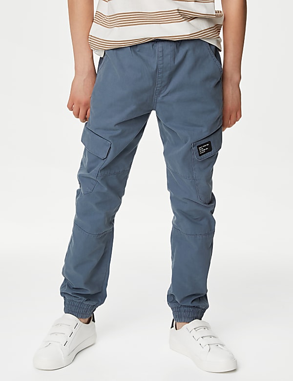 Pure Cotton Cargo Trousers