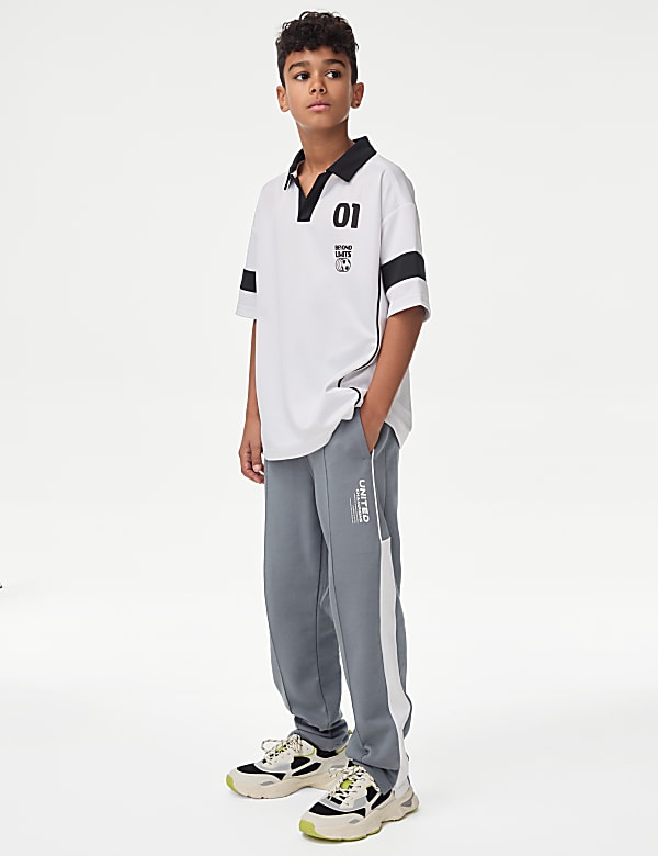 Cotton Rich Sports Joggers 6 16 Yrs GREY Joggers M S FR