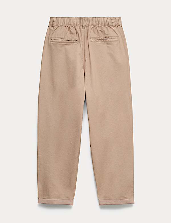 Cotton Rich Pleated Chinos (6-16 Yrs)
