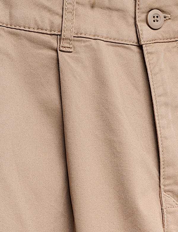 Cotton Rich Pleated Chinos (6-16 Yrs)
