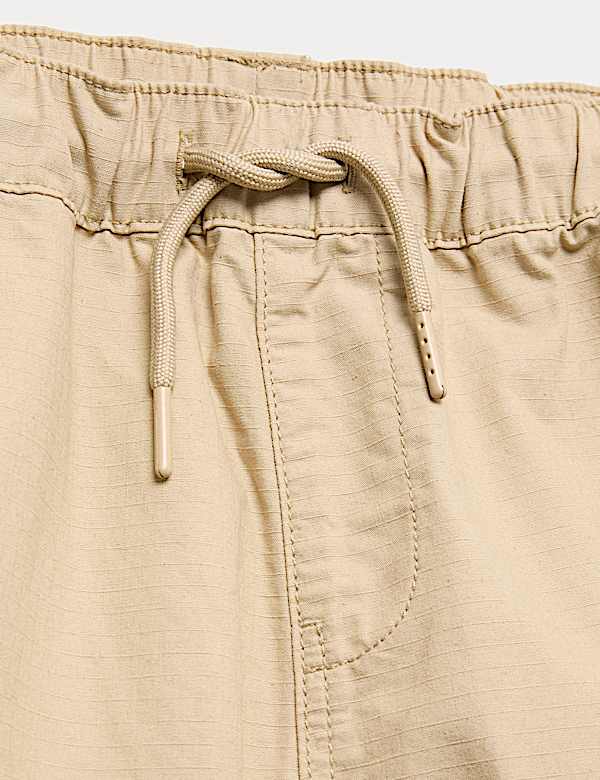 2 Pack Pure Cotton Ripstop Trousers (6-16 Yrs)