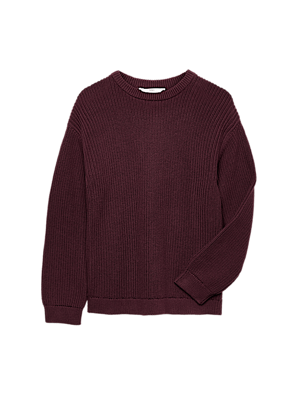 Pure Cotton Knitted Jumper (6-16 Yrs)