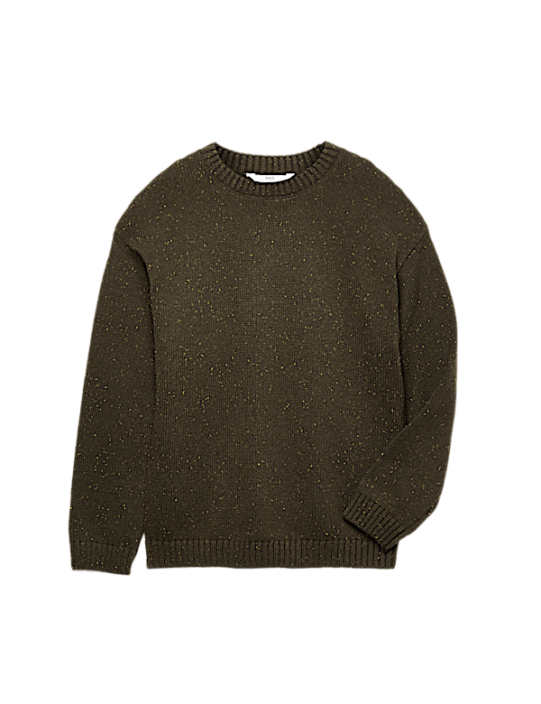 Cotton Rich Knitted Jumper with Wool (6-16 Yrs)