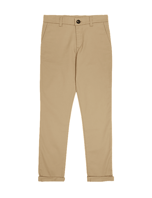 Cotton Rich Chinos with Stretch (3-16 Yrs)