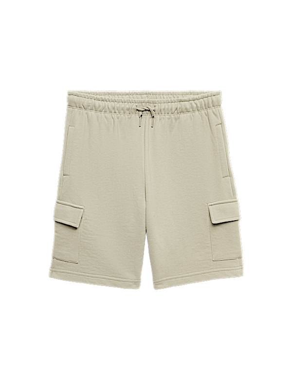 Cotton Rich Jersey Cargo Shorts (6-16 Yrs)