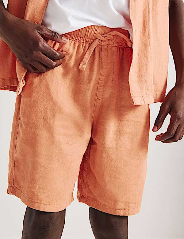 Linen Rich Shorts (6-16 Yrs)