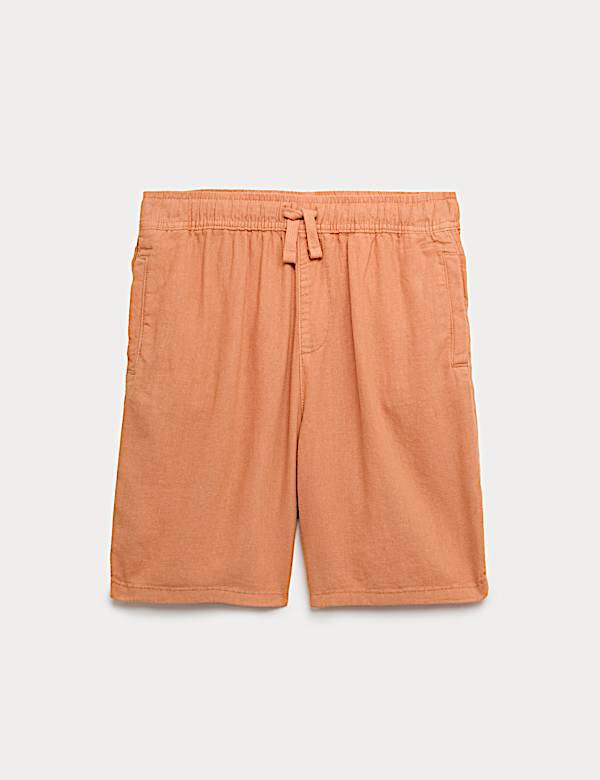 Linen Rich Shorts (6-16 Yrs)