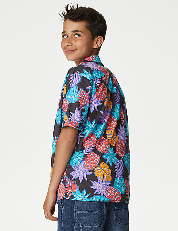 2pc Pineapple Shirt & T-Shirt Set (6-16 Yrs)
