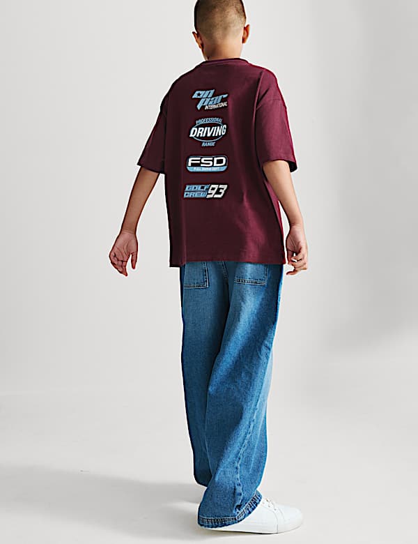 Pure Cotton Golf Logo T-Shirt (6-16 Yrs) - NO