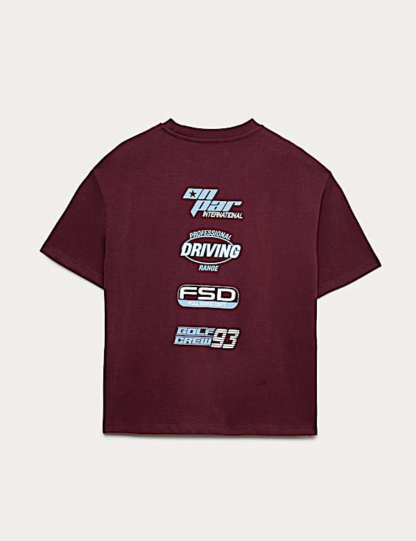 Pure Cotton Golf Logo T-Shirt (6-16 Yrs)