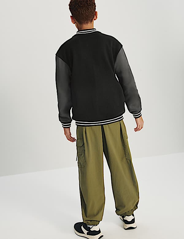Cotton Rich Graphic Jersey Bomber Sweatshirt (6-16 Yrs) - AL