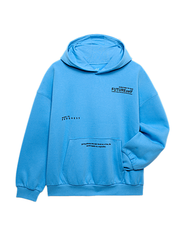 Cotton Rich Graphic Hoodie (6-16 Yrs)