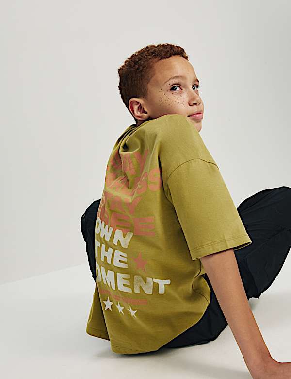 Pure Cotton Own The Moment T-Shirt (6-16 Yrs)