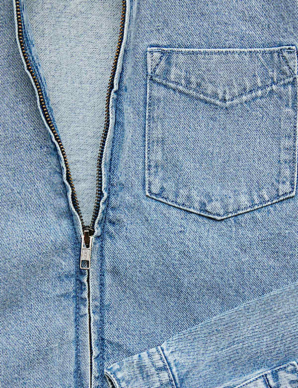 Hooded Denim Shirt (6-16 Yrs)