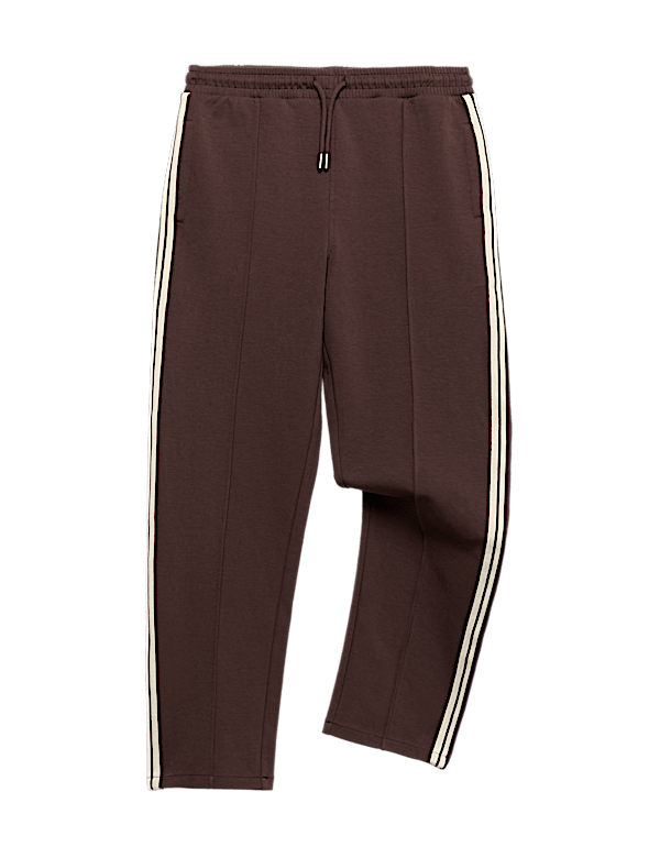 Cotton Rich Side Stripe Joggers (6-16 Yrs)