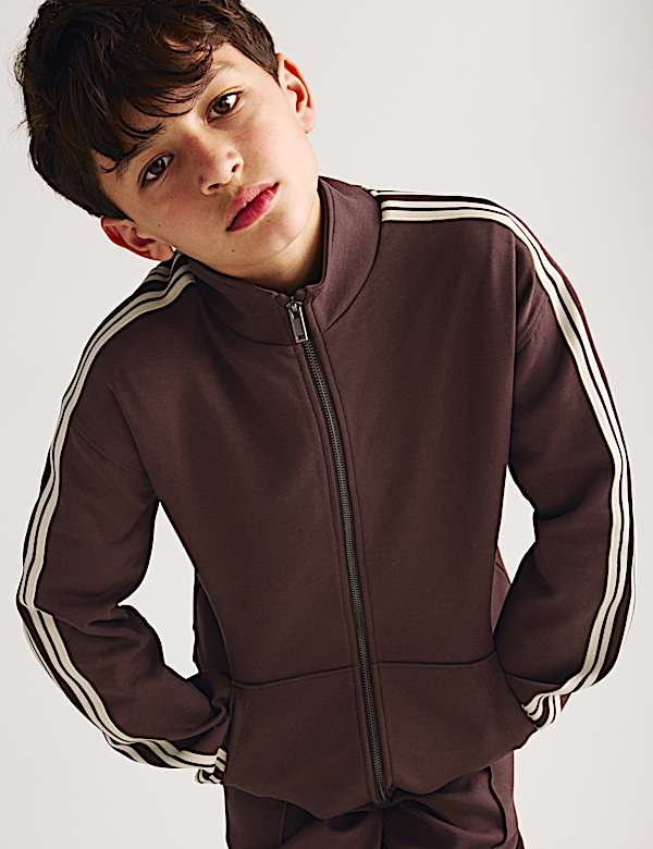 Cotton Rich Zip Sweatshirt (6-16 Yrs)